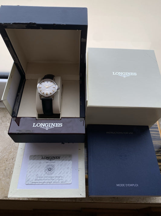 Longines Conquest Heritage Automatic 35mm Watch - Full Set - Crisp Condition