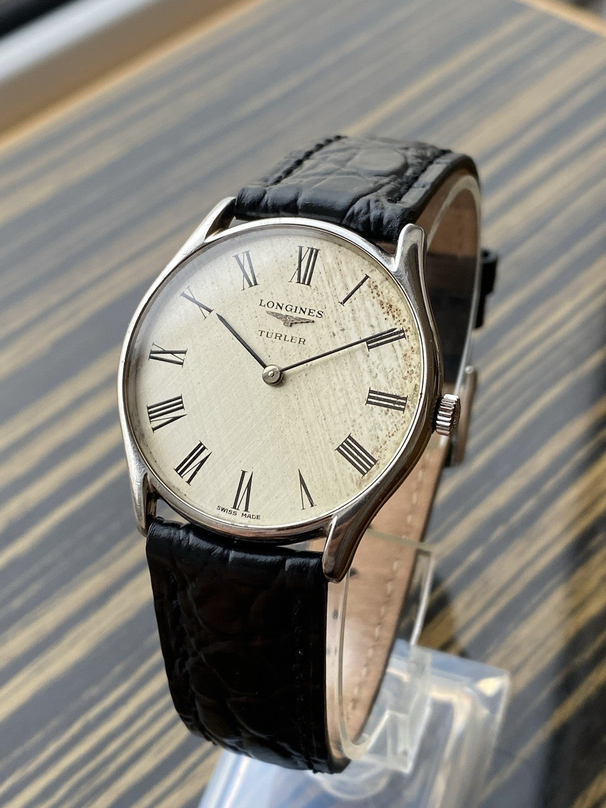 Longines Turler Mechanical Vintage Watch Manual Wind