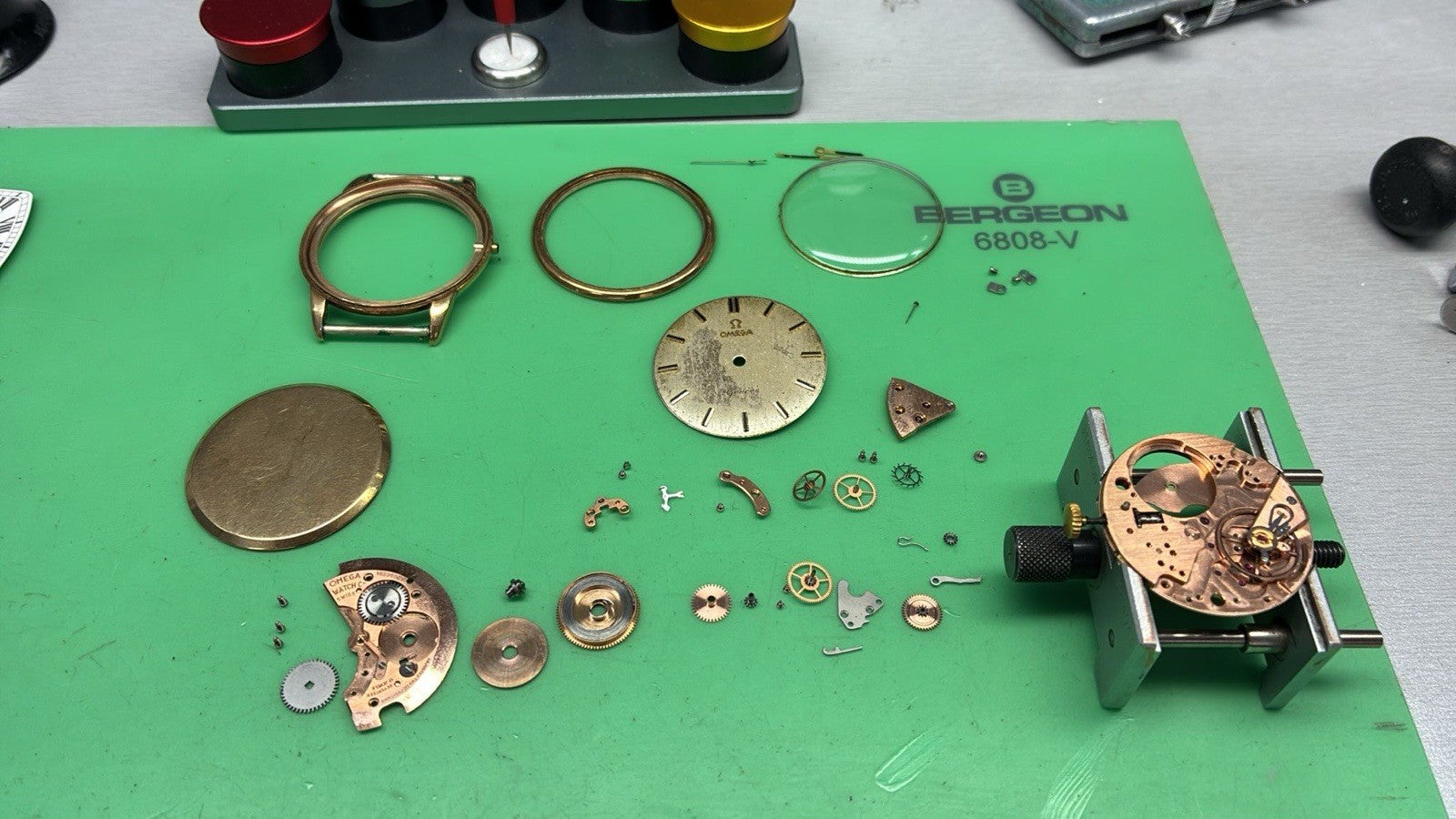 Vintage Omega 9 Carat Gold Watch