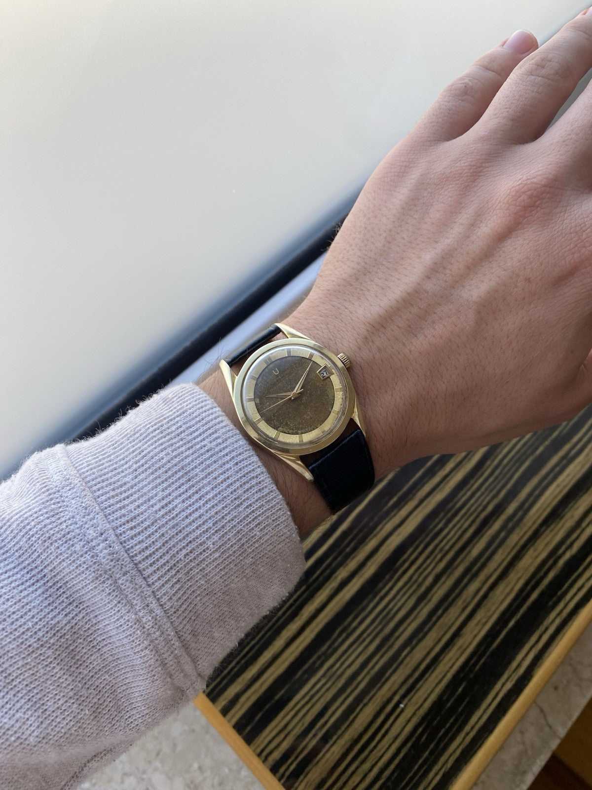 Universal Genève Polerouter Date Automatic Vintage Watch