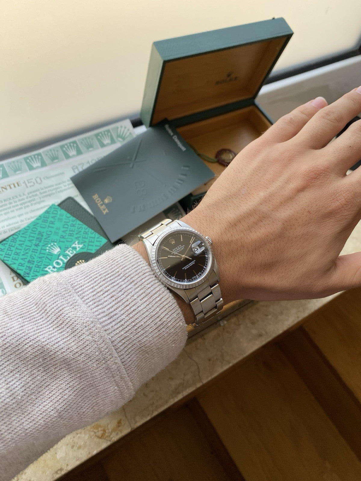 Rolex Datejust Oyster Perpetual 36mm ref. 16220 Black Dial