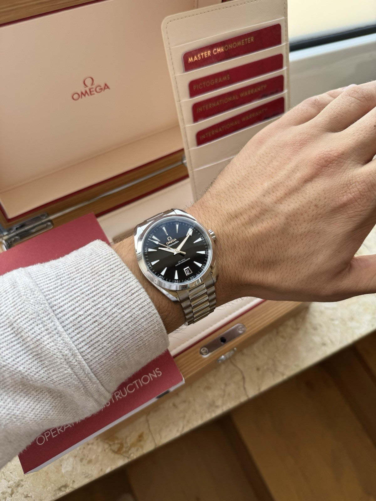 Omega Seamaster Aqua Terra Co-Axial full set Chronometer 41mm