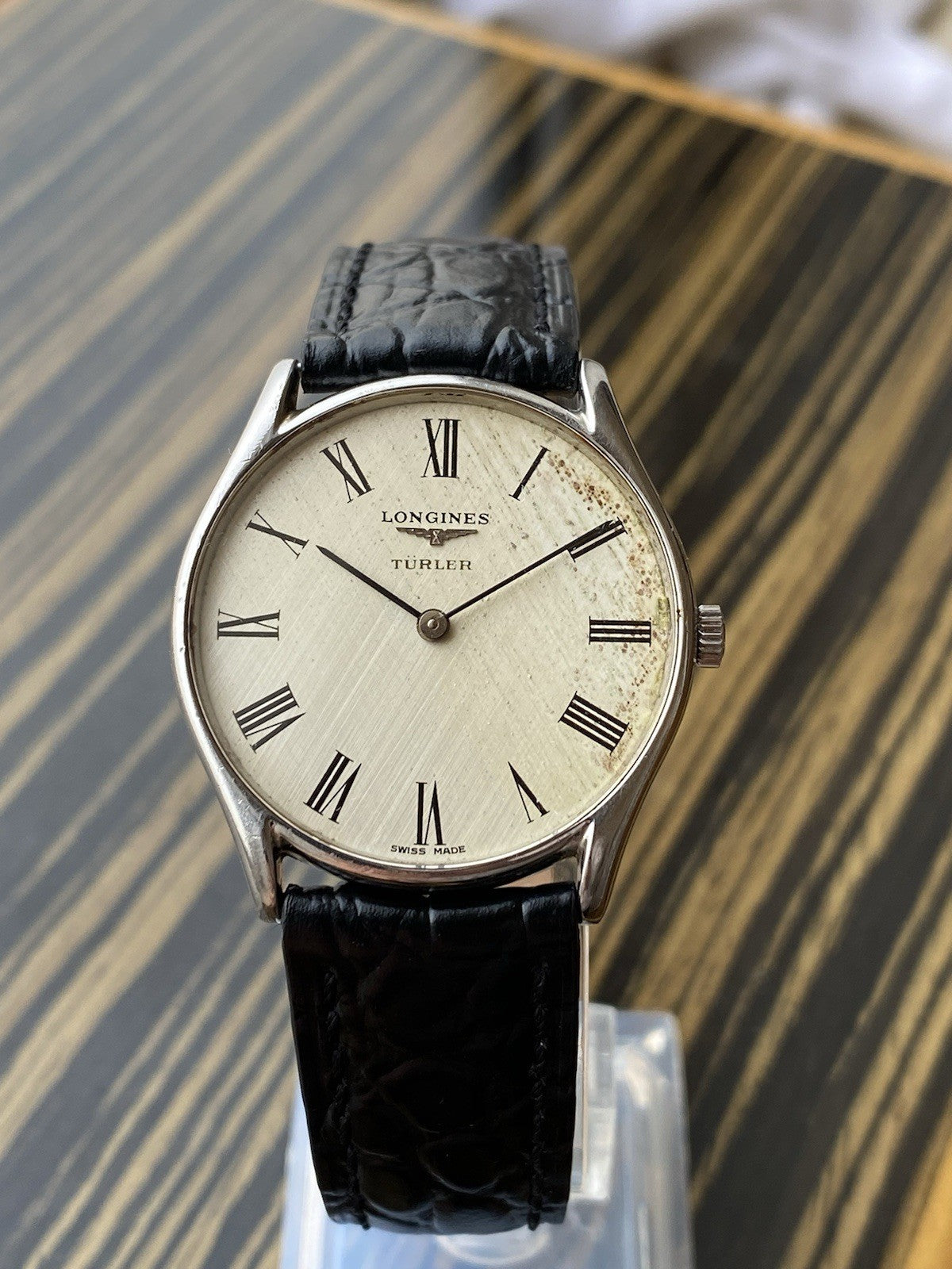 Longines Turler Mechanical Vintage Watch Manual Wind