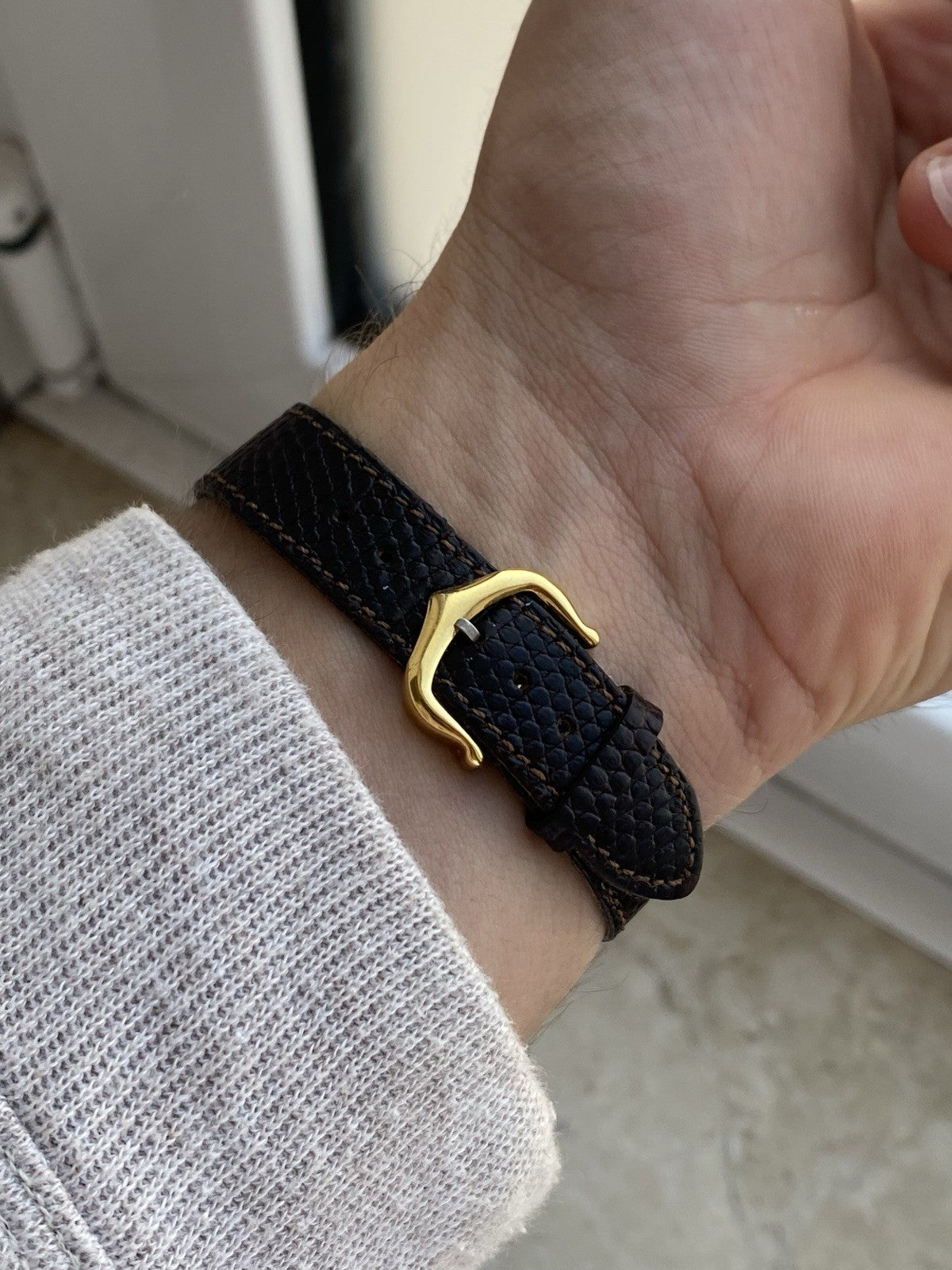 Must de Cartier Tank Vermeil Mechanical Watch