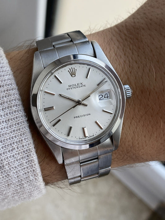 Rolex Oysterdate Precision Mechanical Vintage Watch