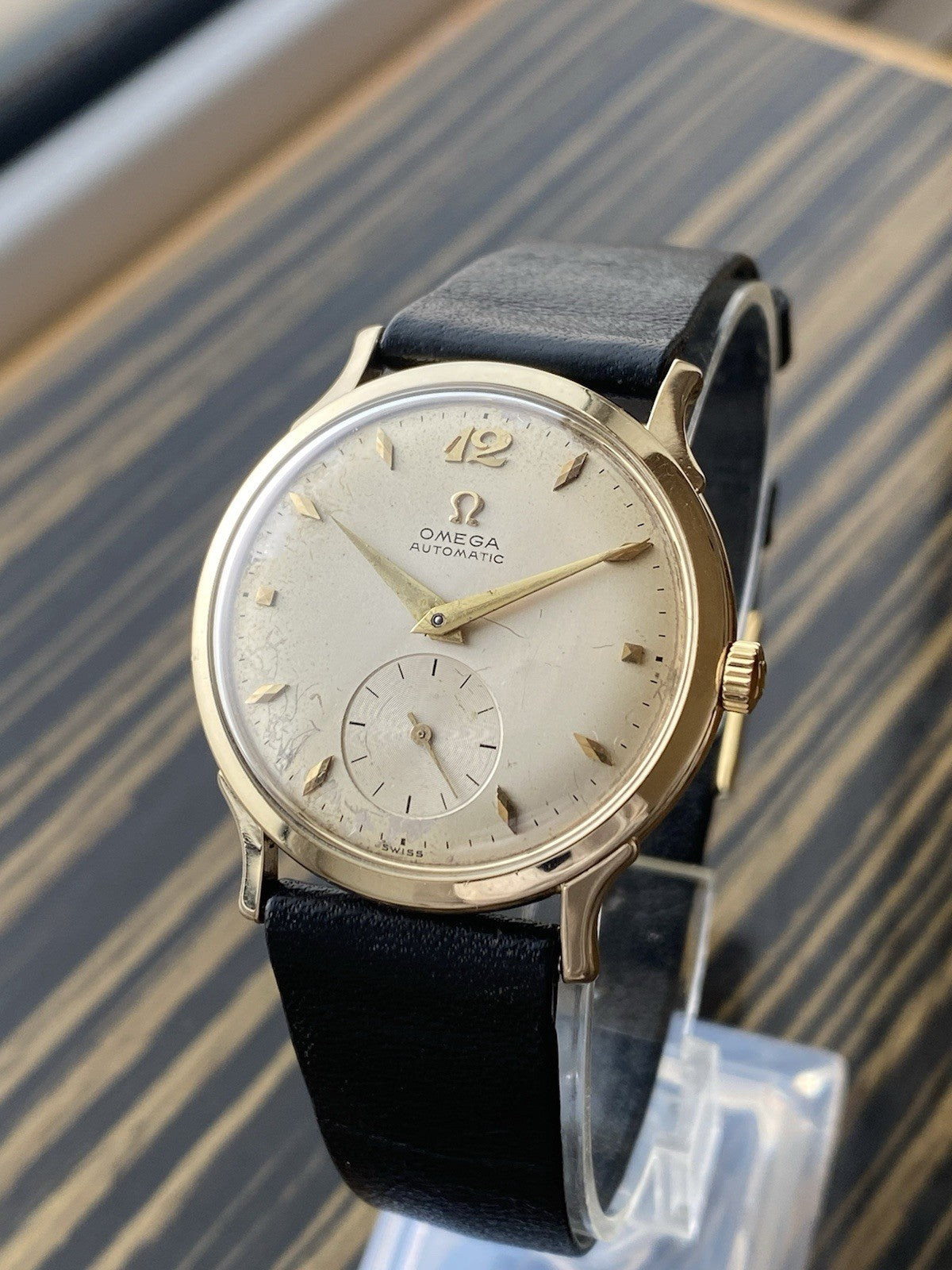 Vintage Bumper Omega Gold Filled Watch