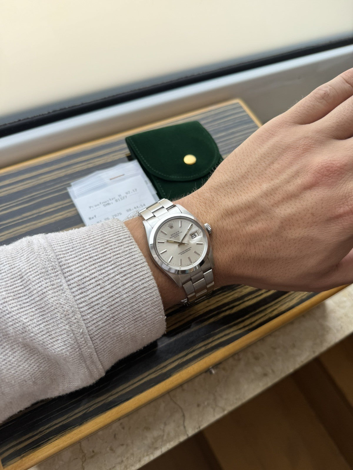 Rolex Date Automatic Vintage Watch Ref 1500