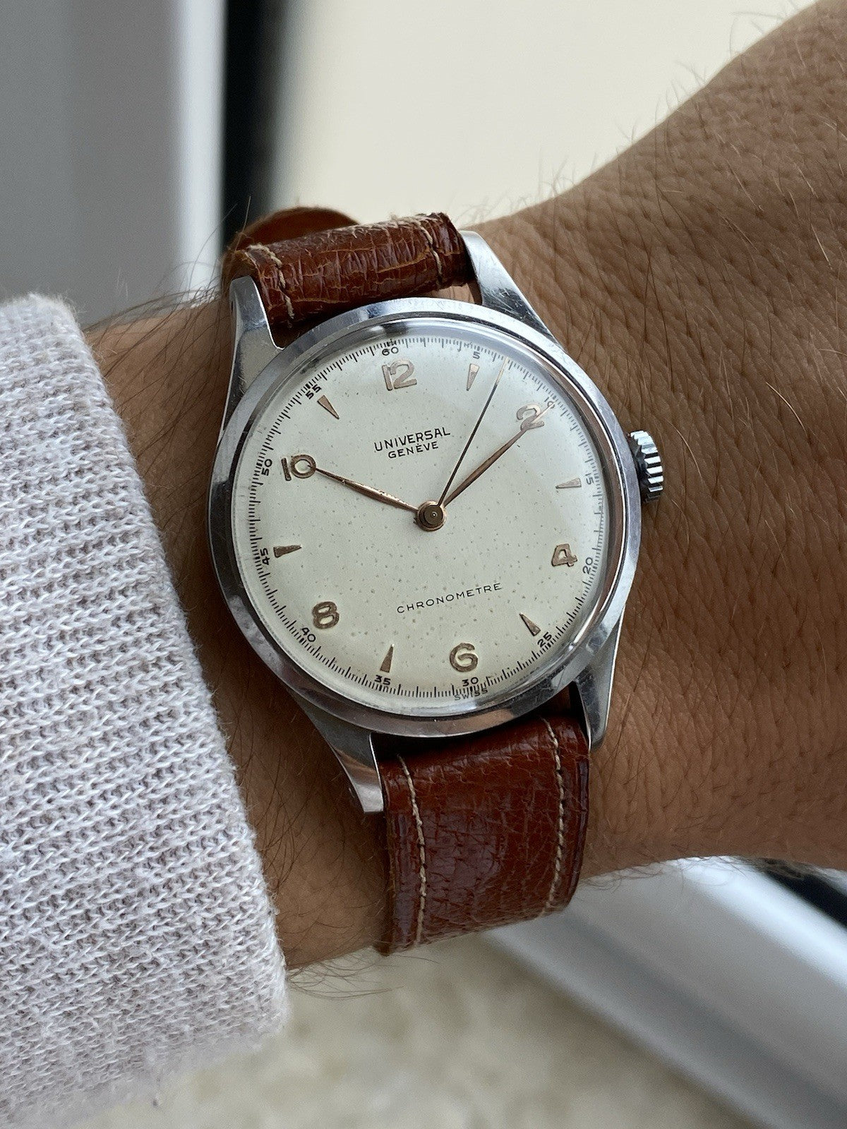 Vintage Universal Genève Chronometre Watch super Rare