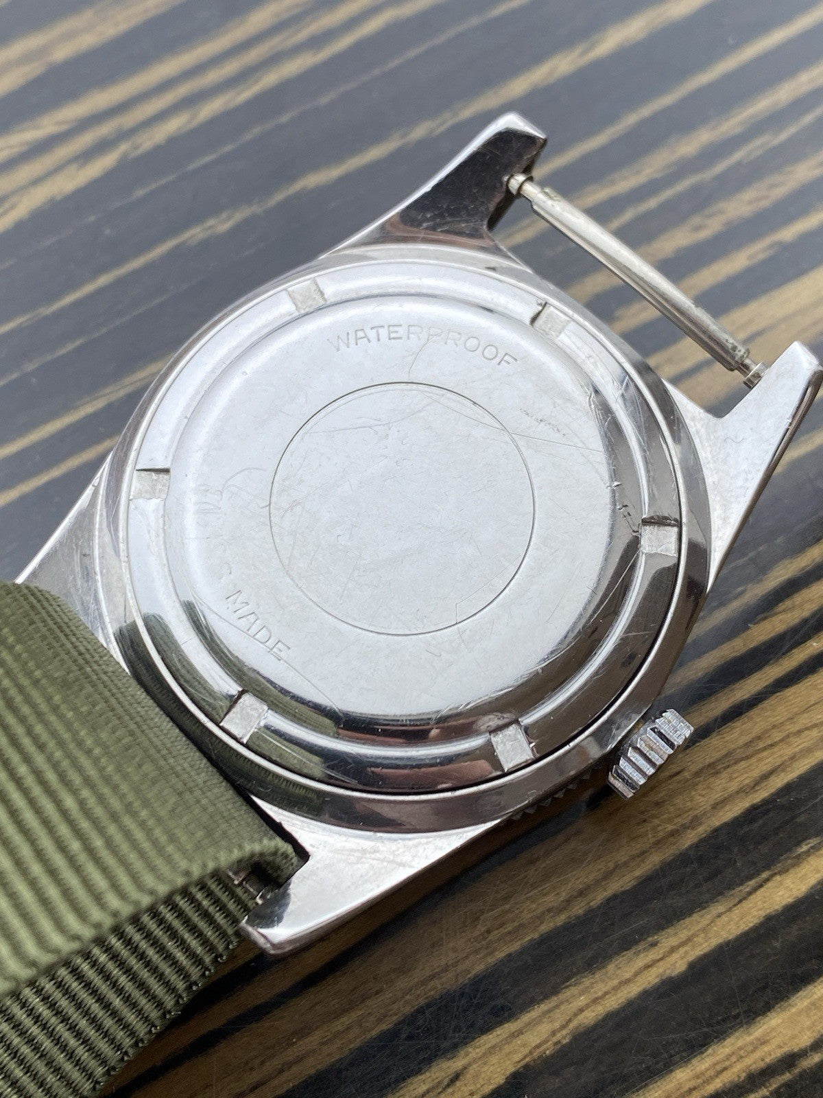 Technos Automatic Sky Diver Vintage Sub 1960's Swiss Made Watch 37mm