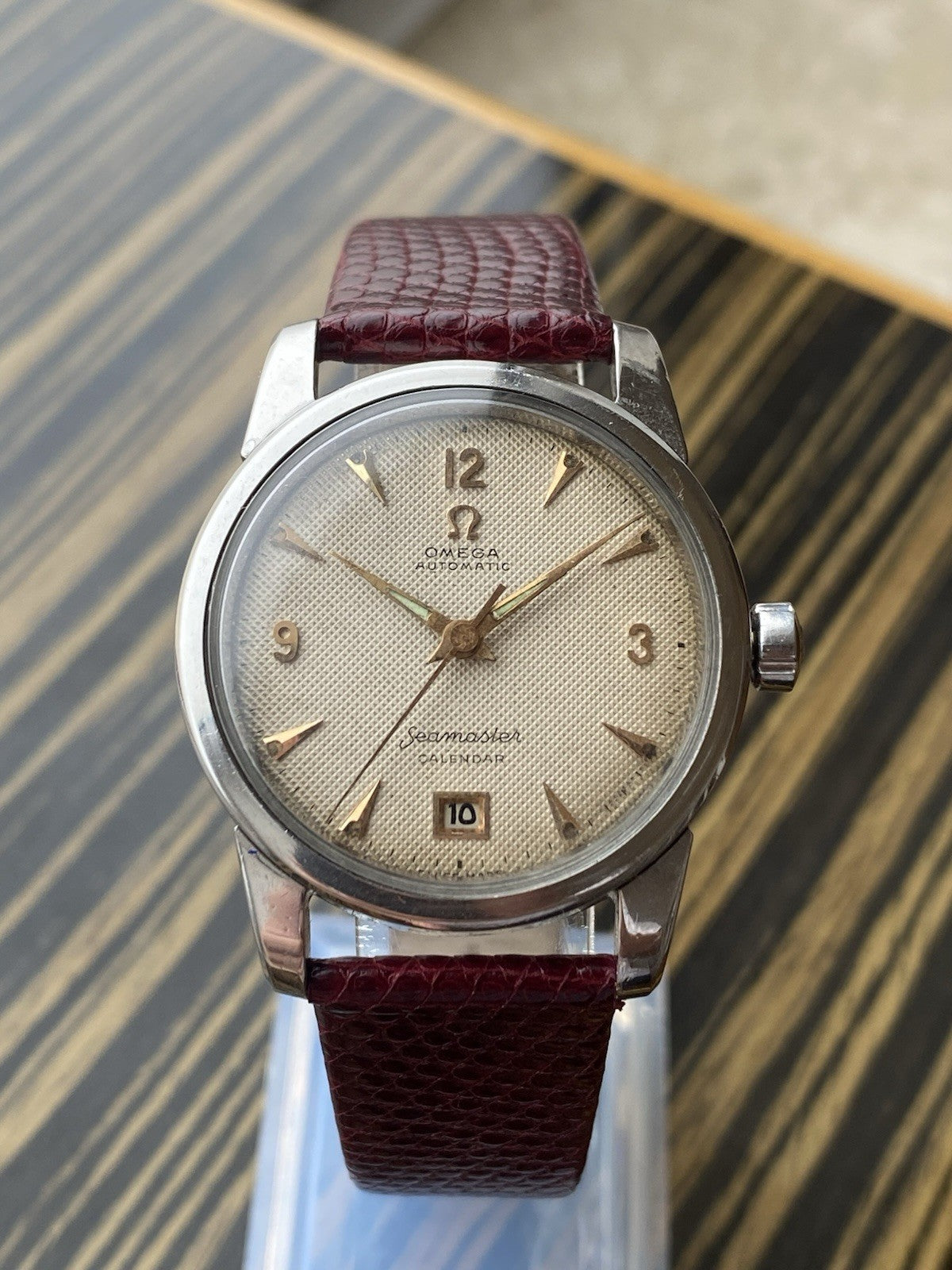 Omega Seamaster Calendar Automatic Vintage Bumper Watch