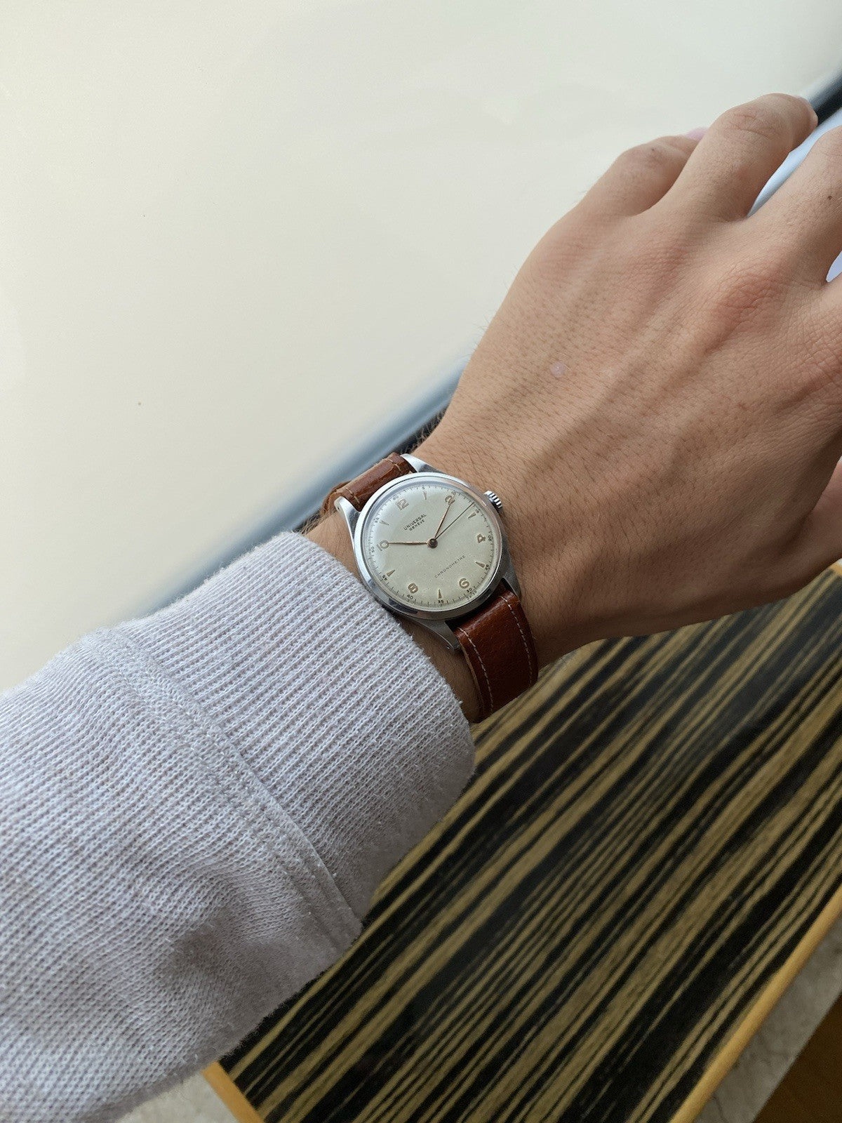 Vintage Universal Genève Chronometre Watch super Rare