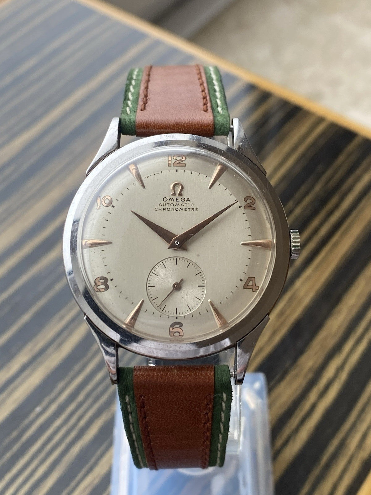 Omega Cronometre Automatic Vintage Bumper Watch