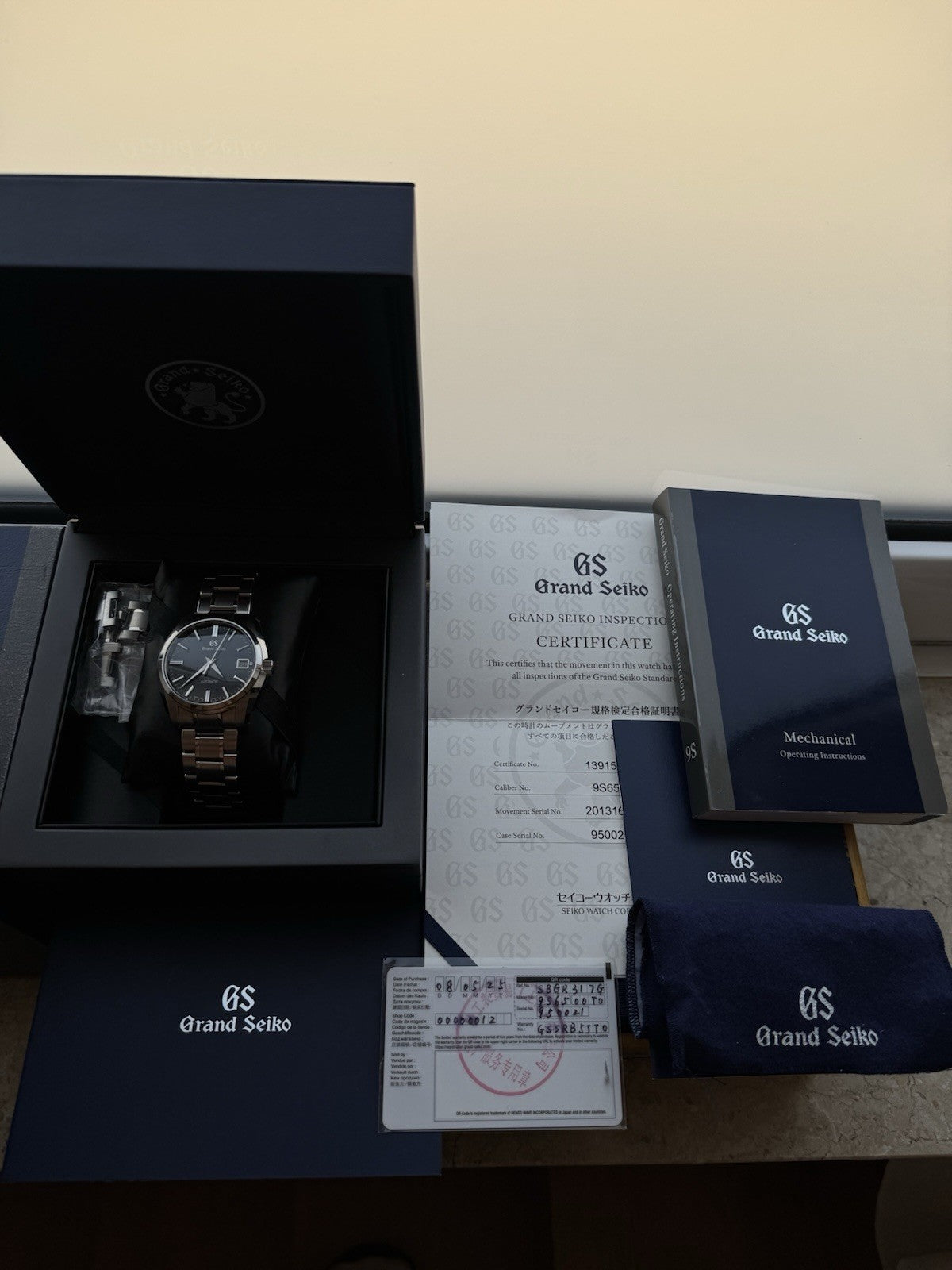 Grand Seiko Heritage Collection Automatic 40mm Full Set SBGR317