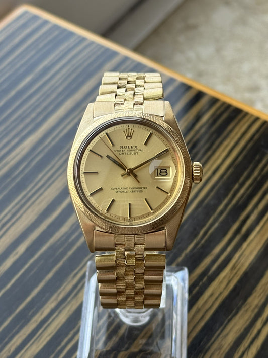 Rolex Datejust 36mm 18k gold Automatic Vintage Watch ref 1610
