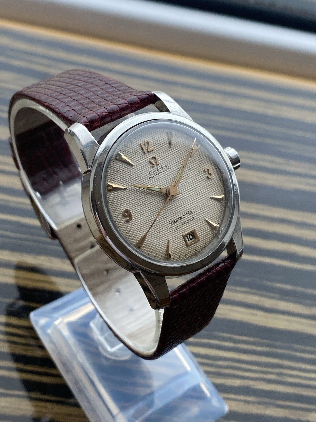 Omega Seamaster Calendar Automatic Vintage Bumper Watch