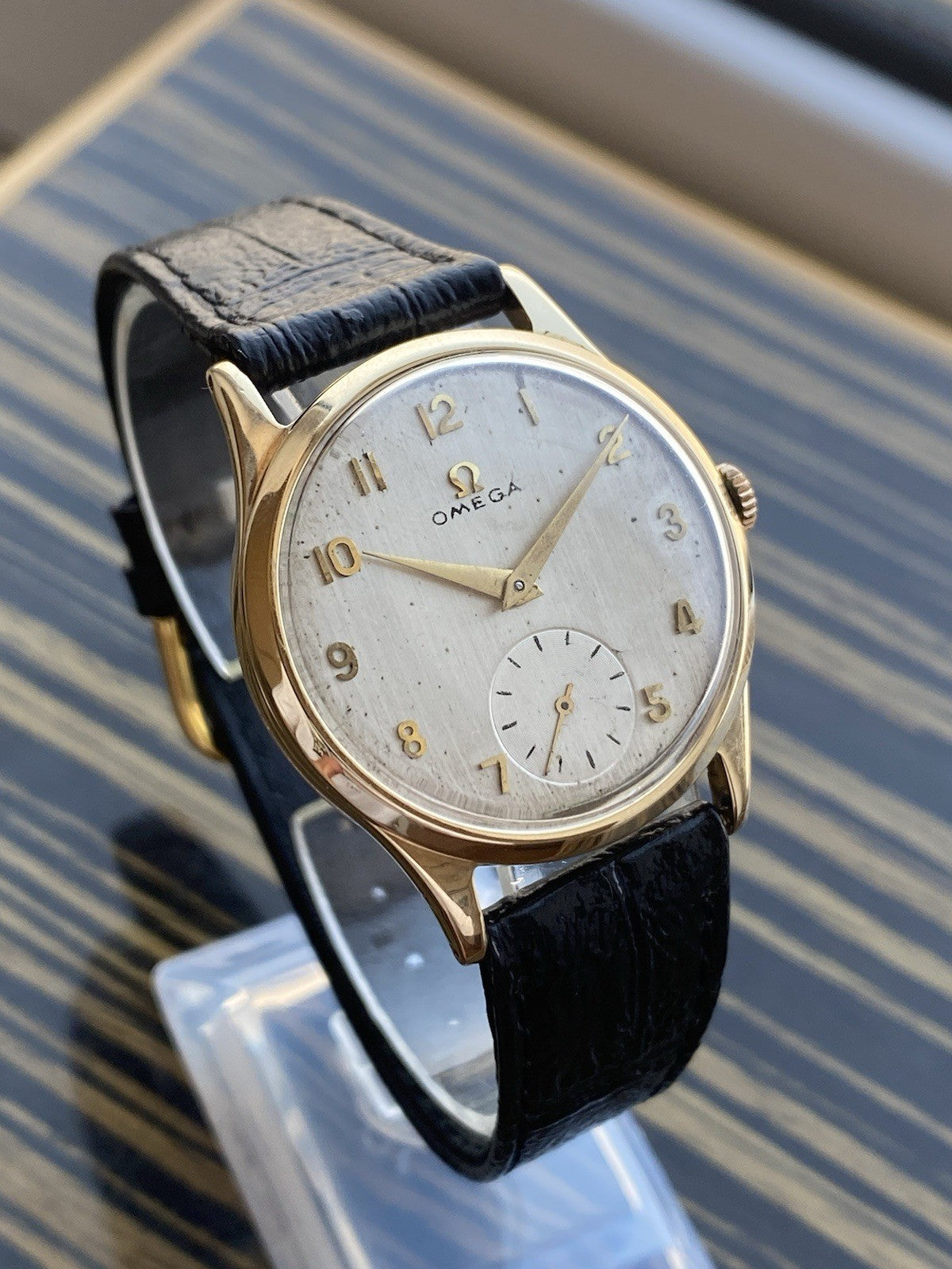 Vintage Omega 9 Carat Gold Watch