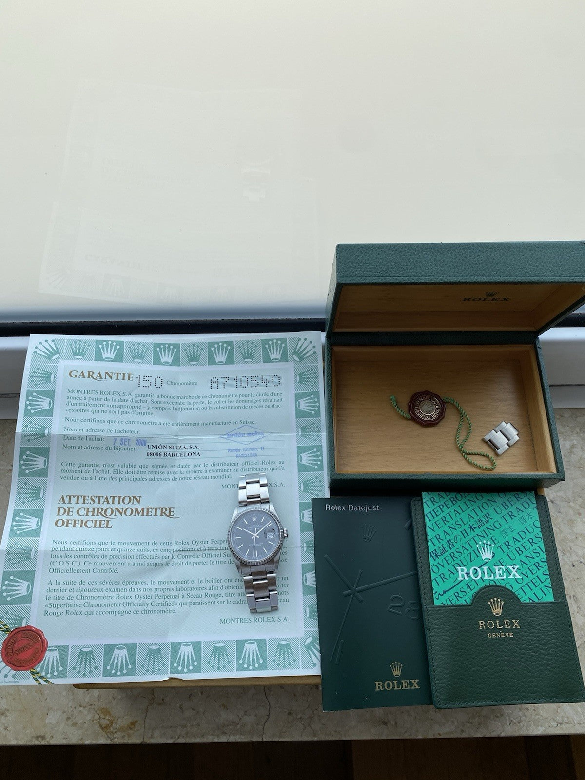 Rolex Datejust Oyster Perpetual 36mm ref. 16220 Black Dial