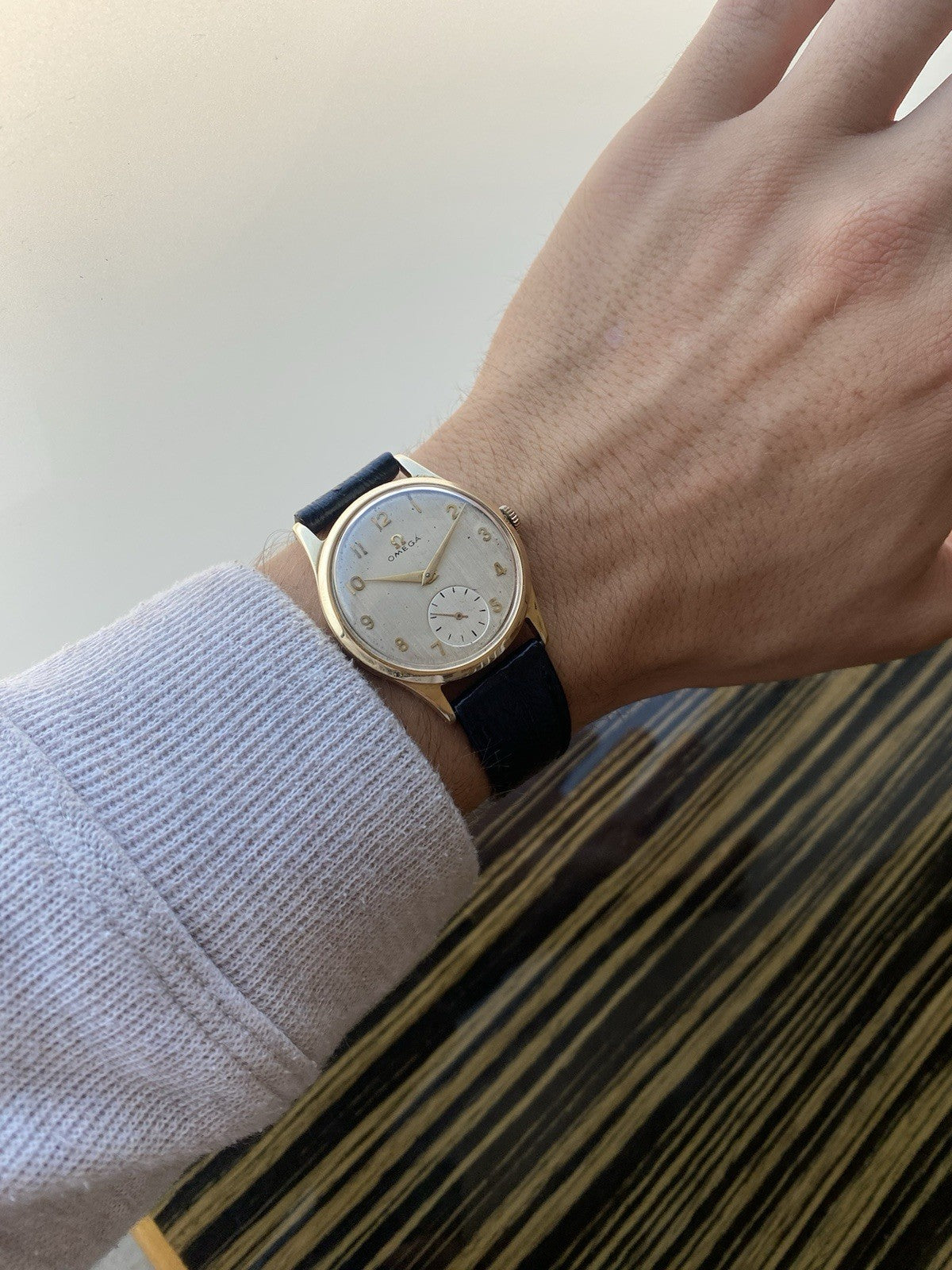 Vintage Omega 9 Carat Gold Watch