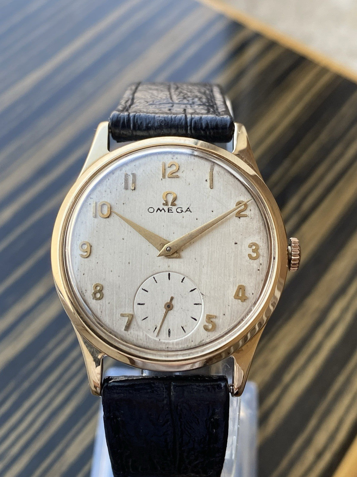 Vintage Omega 9 Carat Gold Watch