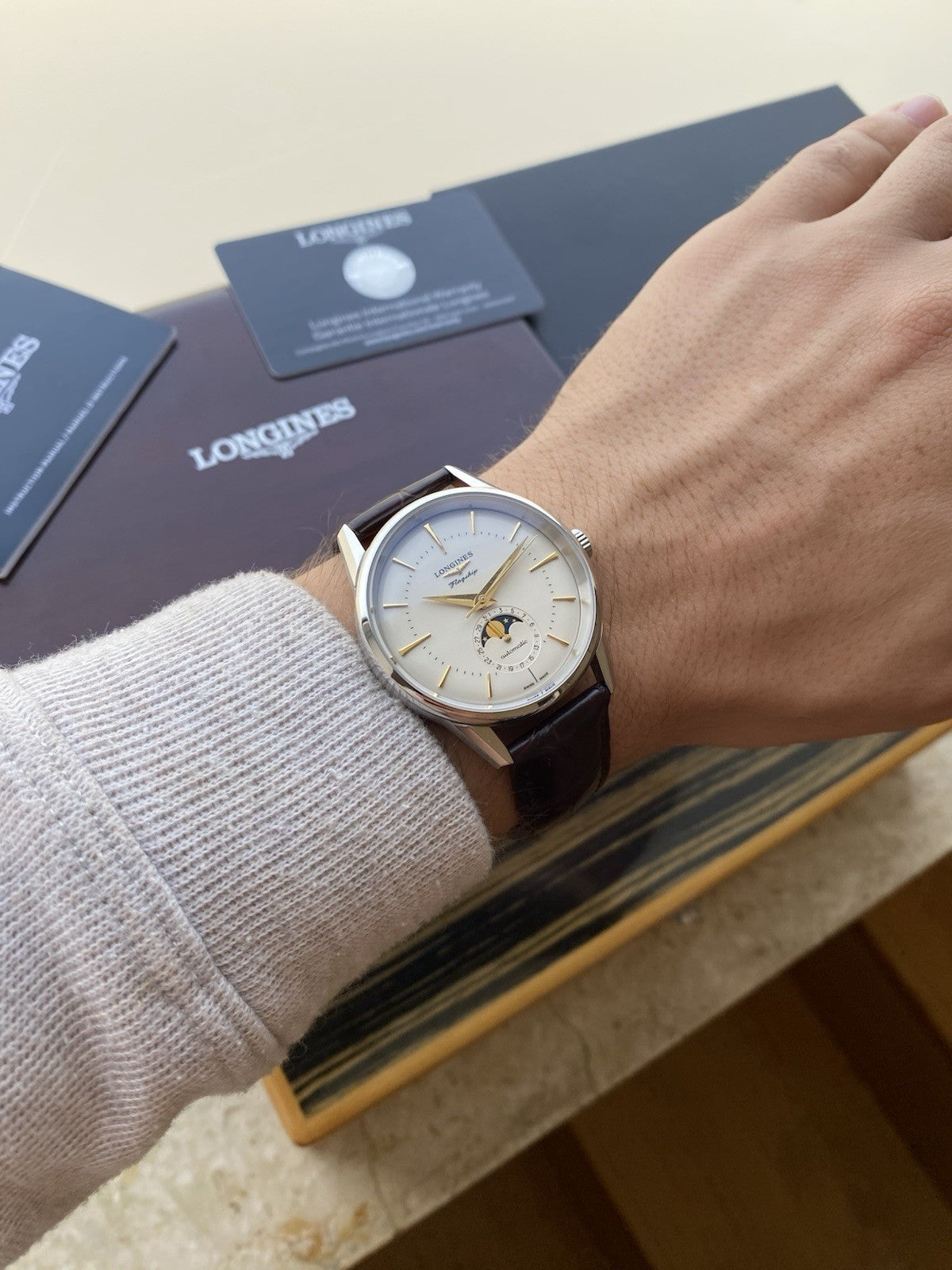 Longines Flagship Heritage Automatic Watch Full Set 2025