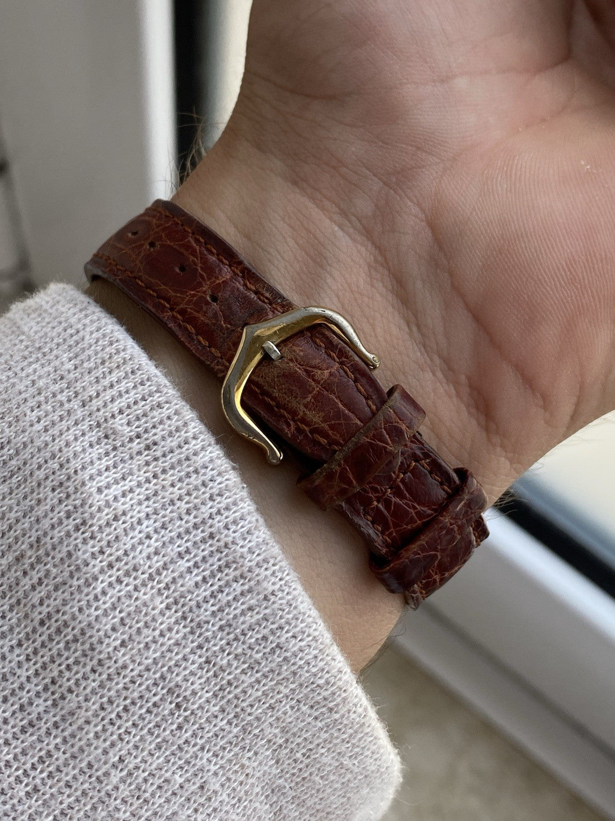 Must de Cartier Tank Vermeil Mechanical Watch