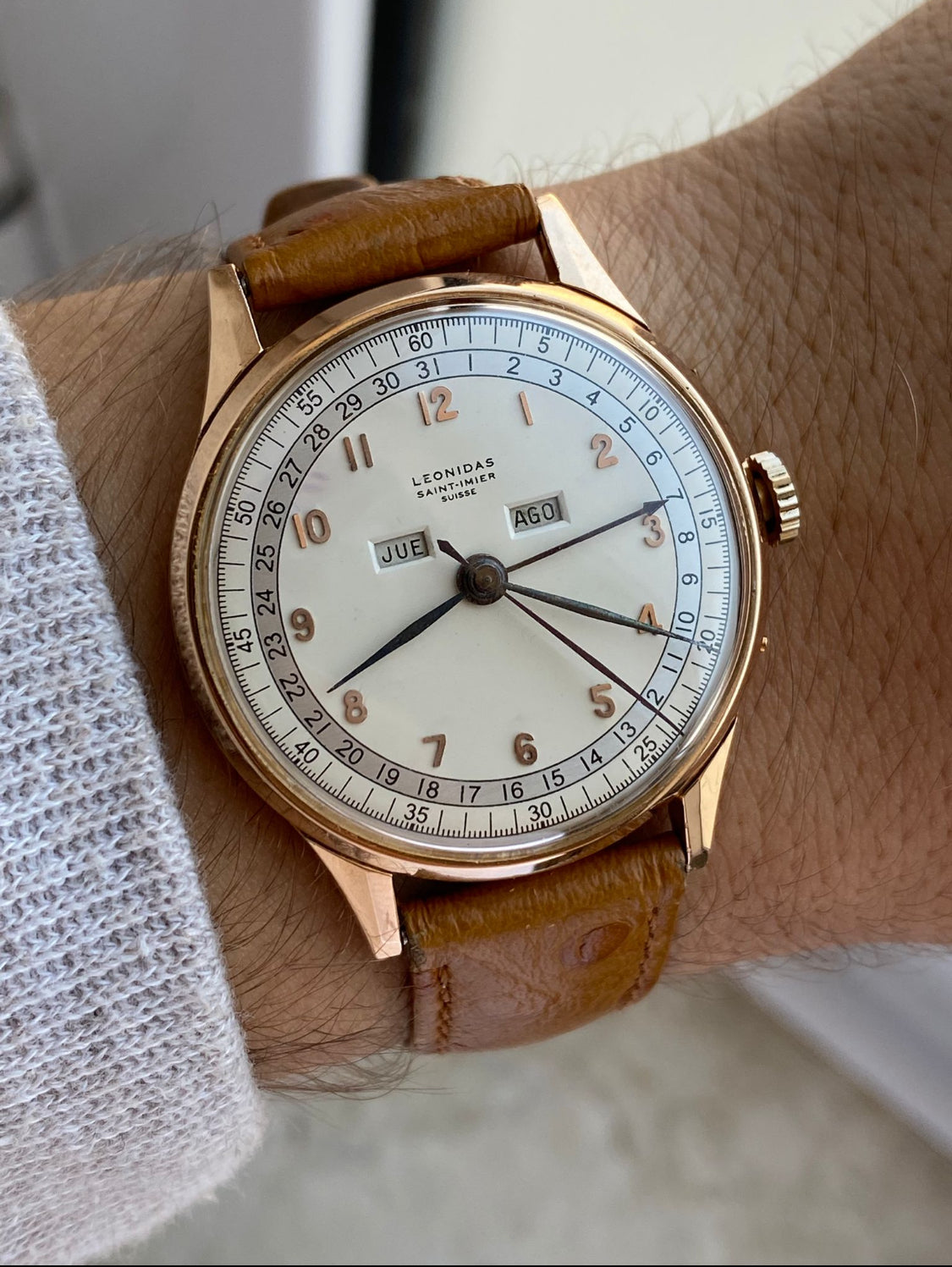 Leonidas Calendar 18kt Gold