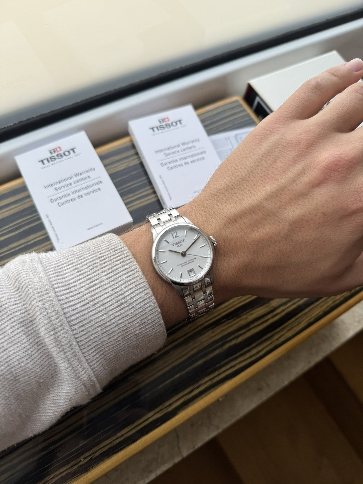 Tissot Chemin des Tourelles Powermatic 80 lasies watch 
