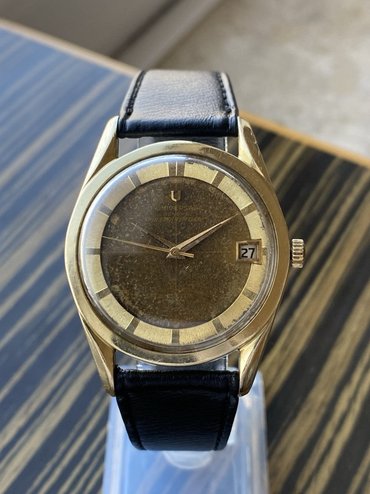 Universal Genève Polerouter Date Automatic Vintage Watch