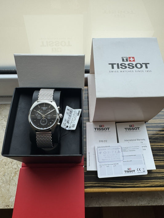 Tissot PR100 Chronograph Brand New / Full Set black