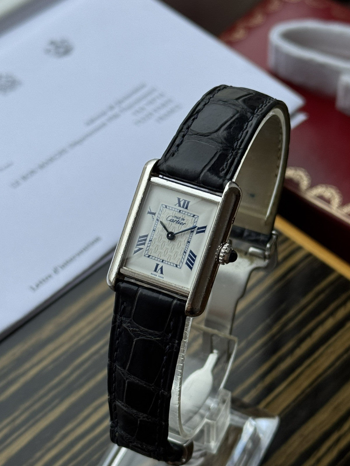 Must de Cartier Tank Quartz small-Size Watch Ref 2416