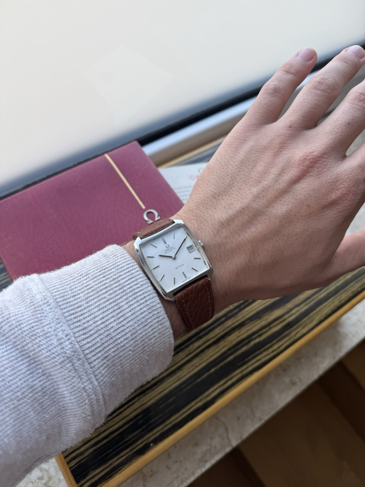 Omega De Ville Automatic Vintage Watch For Men With Box And Papers