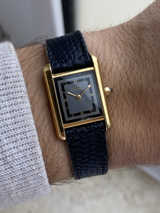 Must de Cartier Tank Vermeil Quartz Watch