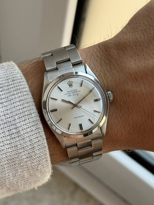 Rolex Air-King 34mm Automatic Vintage Watch Ref 5500