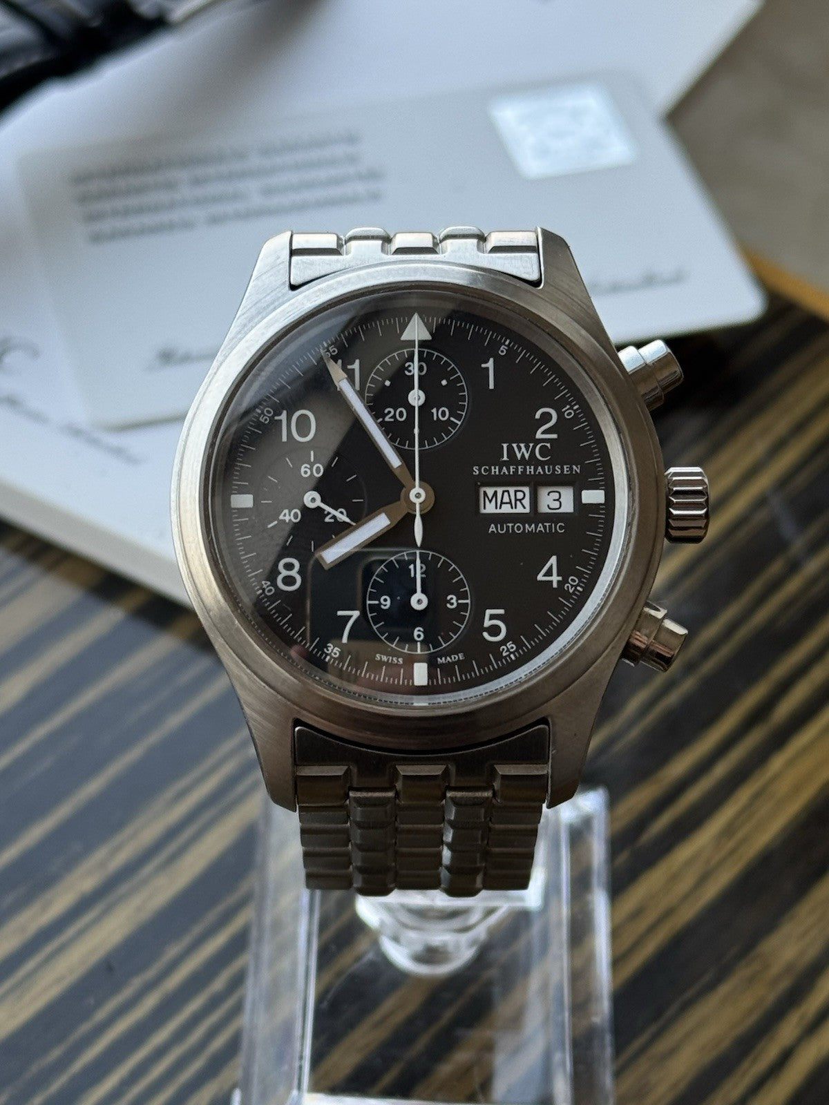 IWC Pilot’s Watch Fliegerchronograph Automatic  39mm Full Set