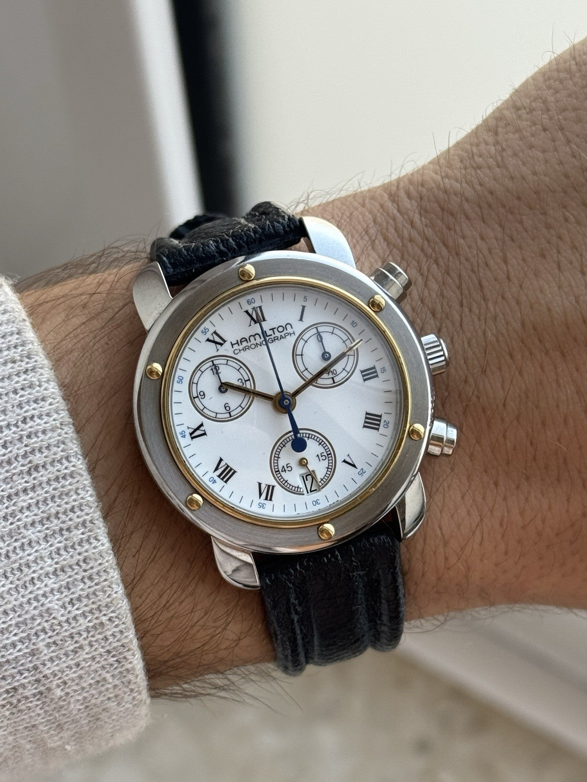 Hamilton Quartz Chronograph 36mm Super Rare