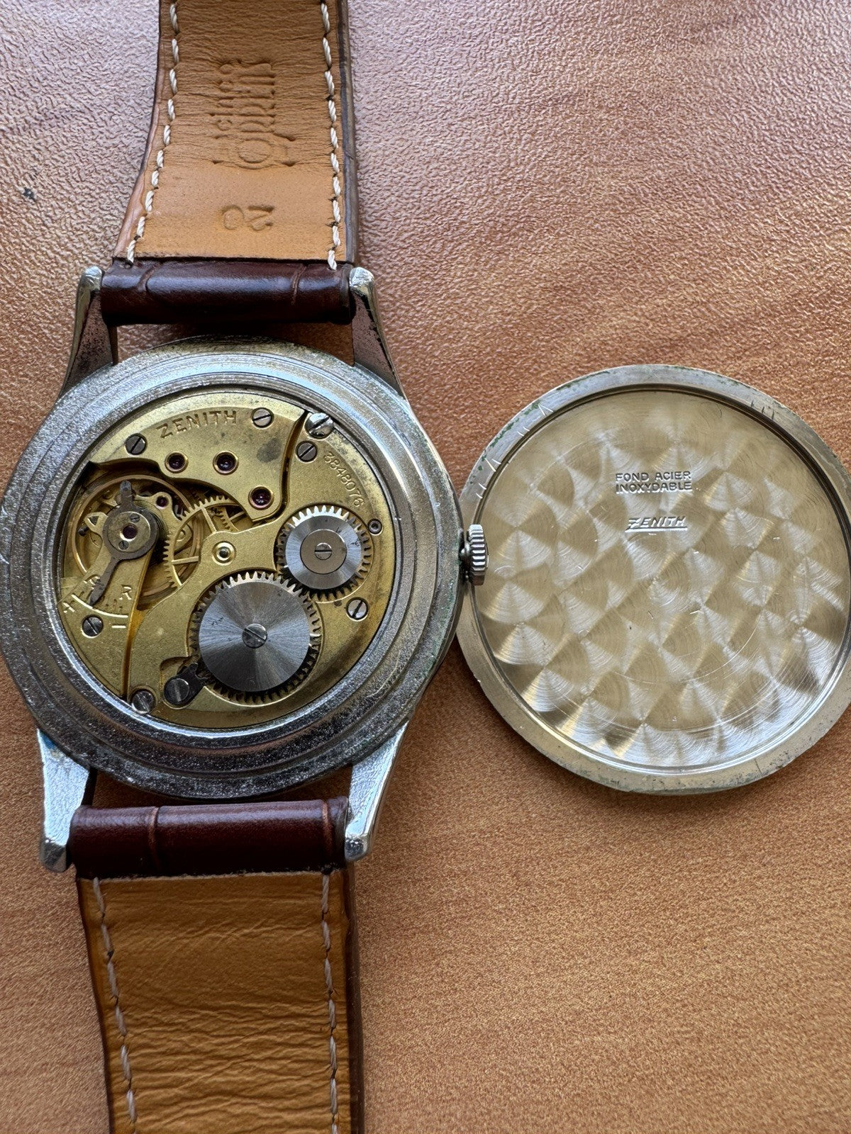 Vintage Zenith Jumbo Mechanical Watch 38mm