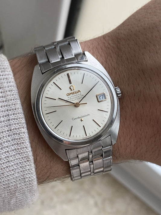 Omega Constellation Date Automatic Vintage Watch For Men