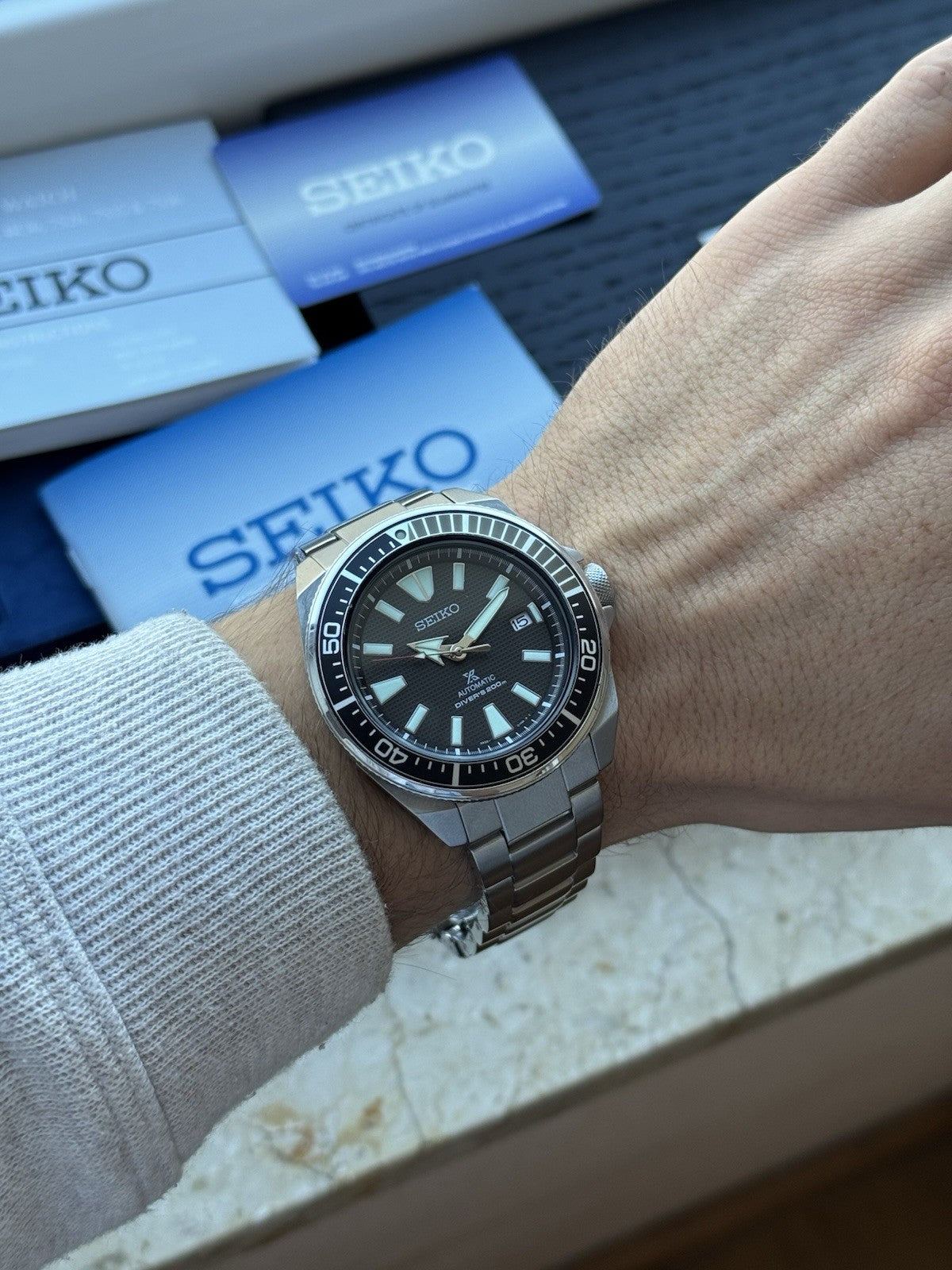 Seiko Prospex Diver Samurai 44mm Full set – Ref. SRPB51K1
