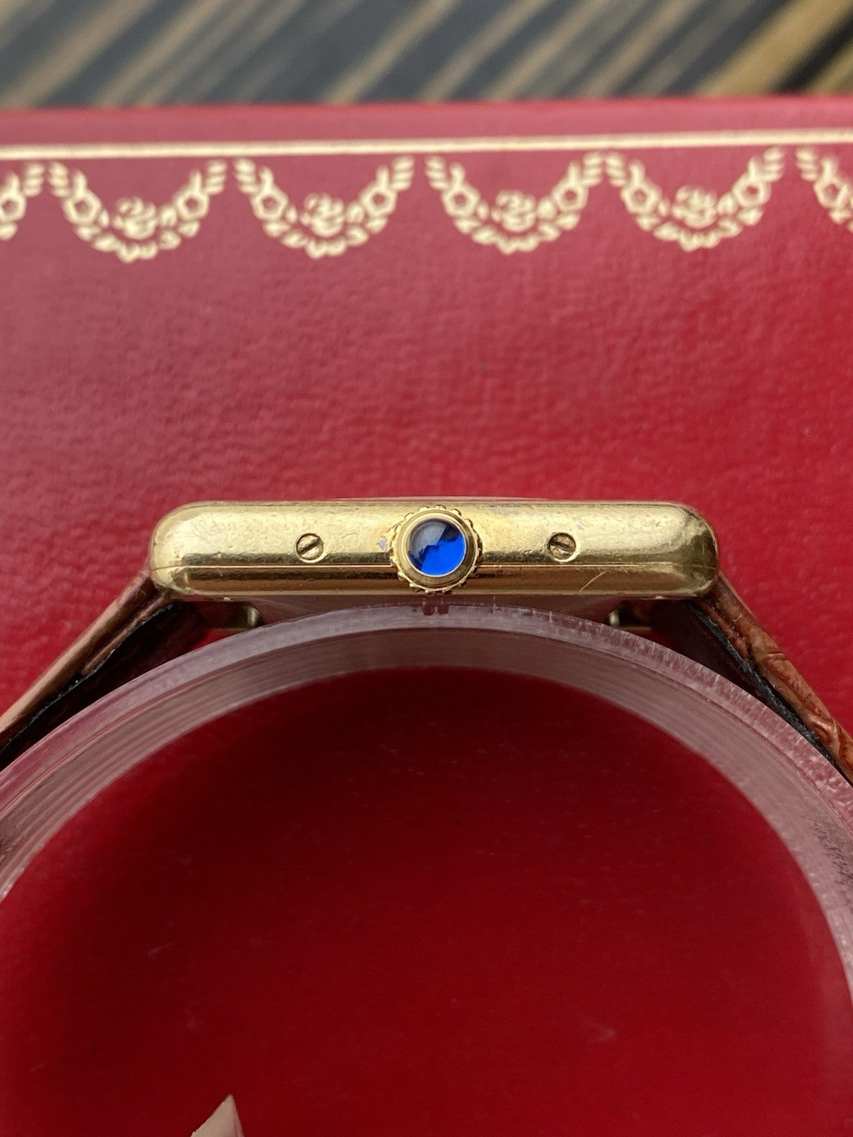 Must de Cartier Tank Vermeil Quartz Ladies Watch