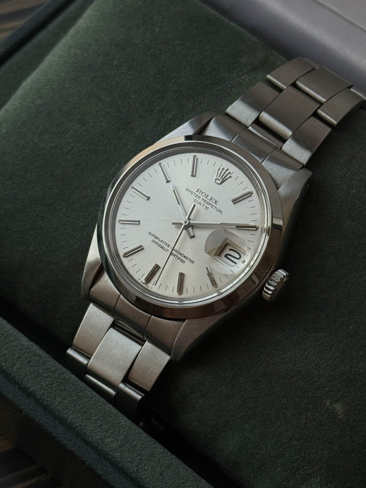 Rolex Date Automatic Vintage Watch Ref 1500 