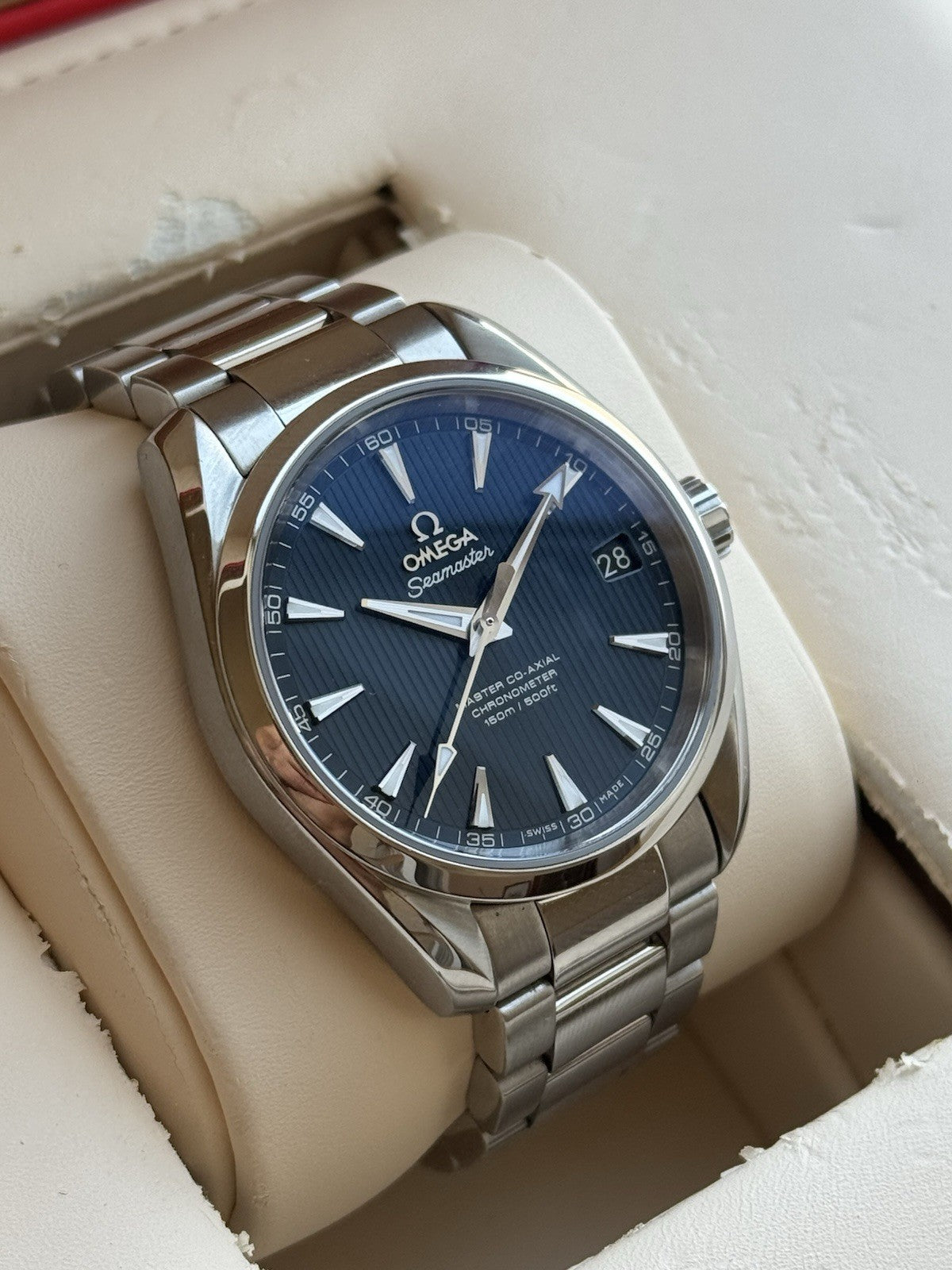 Omega Seamaster Aqua Terra 38,5mm Co-Axial – Full Set