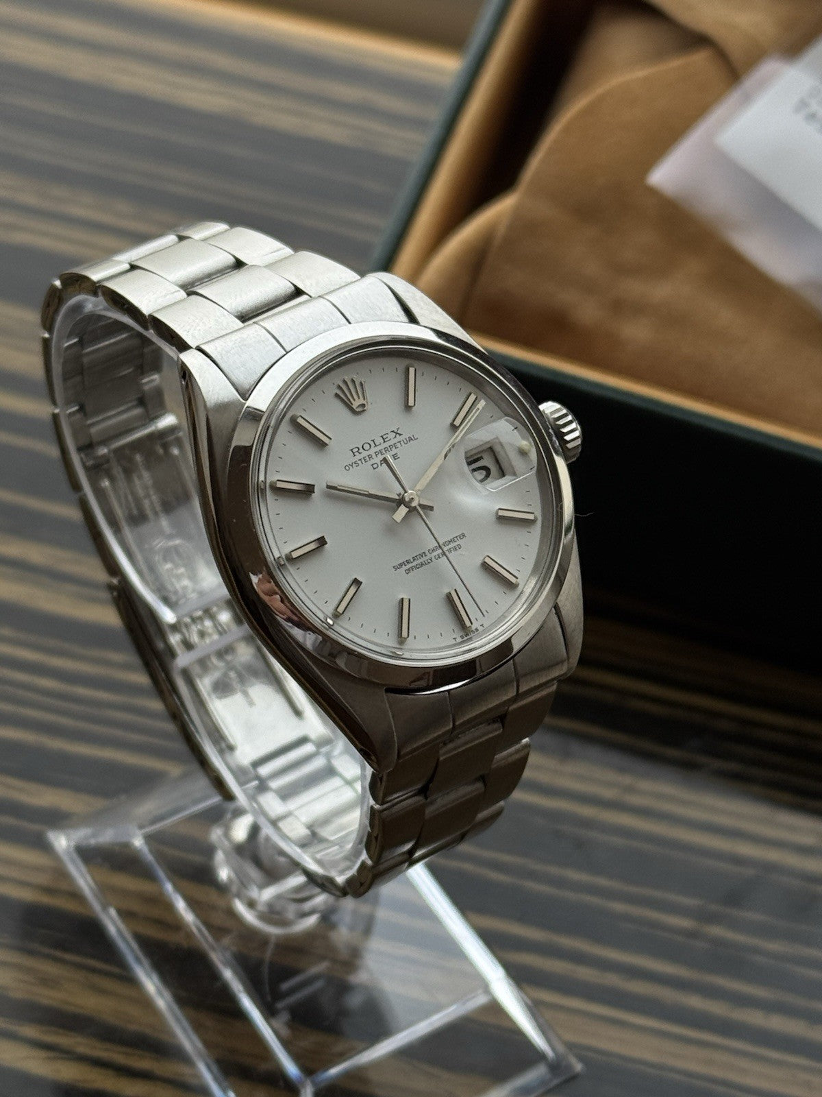 Rolex Date 34mm Automatic Vintage Watch Ref 1500