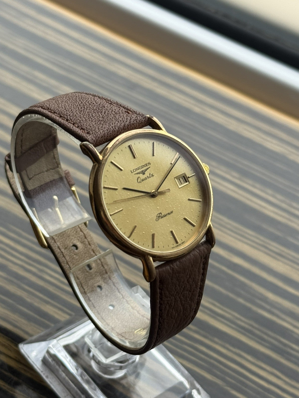 Longines Presence Date Classic 33mm Quartz Watch