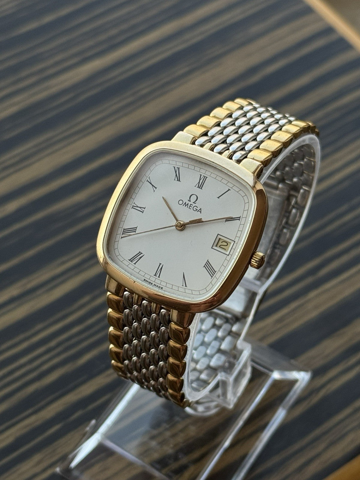 Vintage Omega De Ville TV Quartz Watch