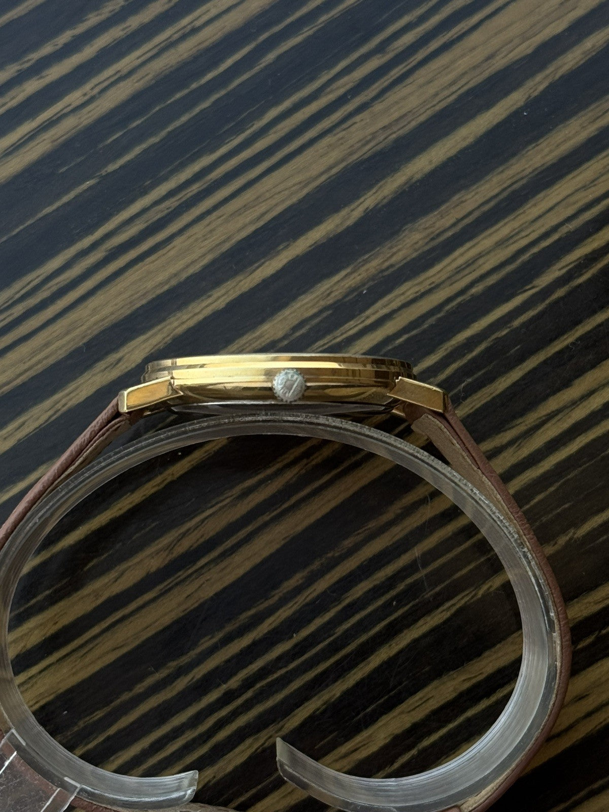 Longines Vintage Mechanical Watch 33,5mm Gold Tone For Men