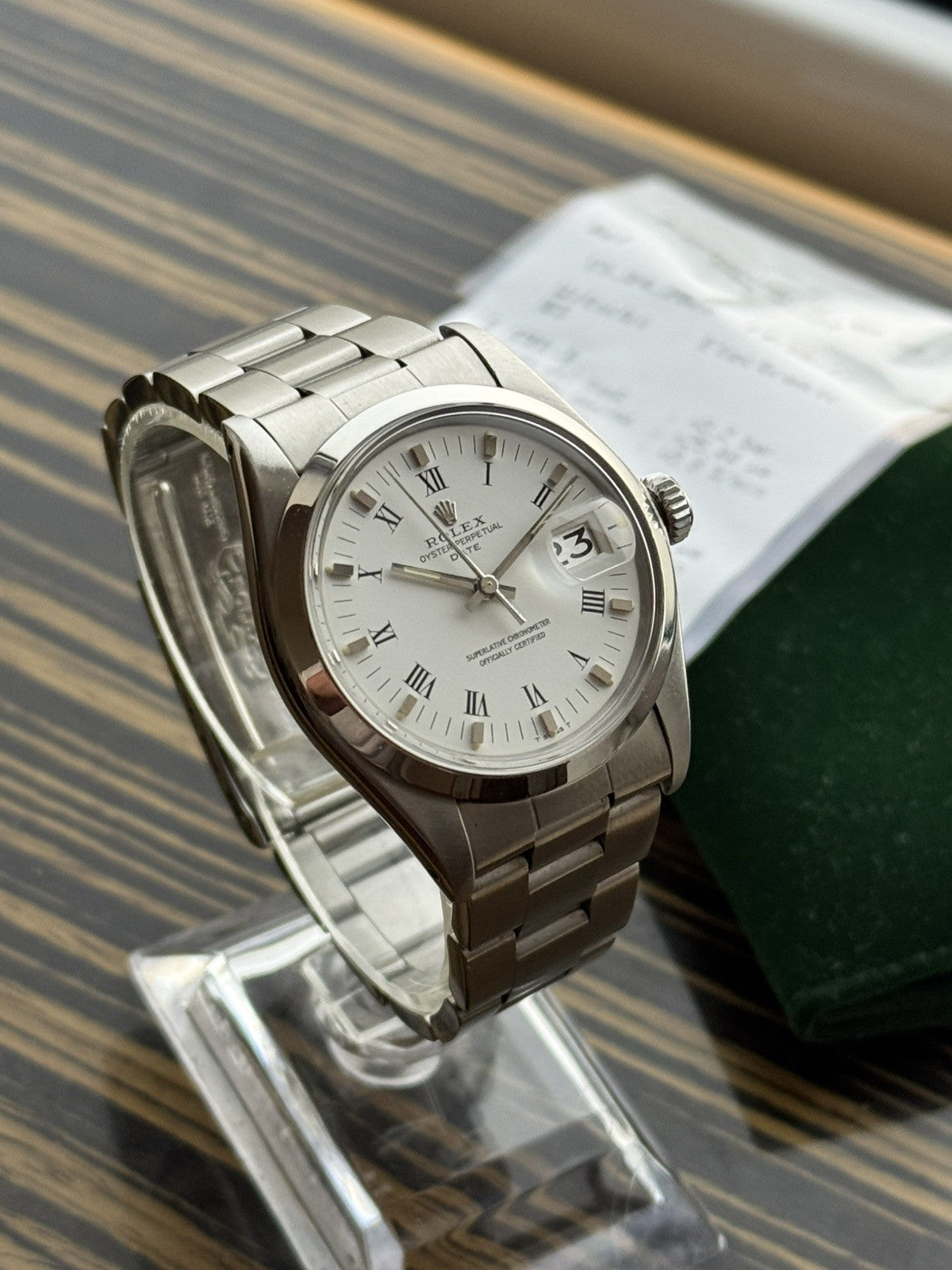 Rolex Date 34mm Automatic Vintage Watch Ref 1500