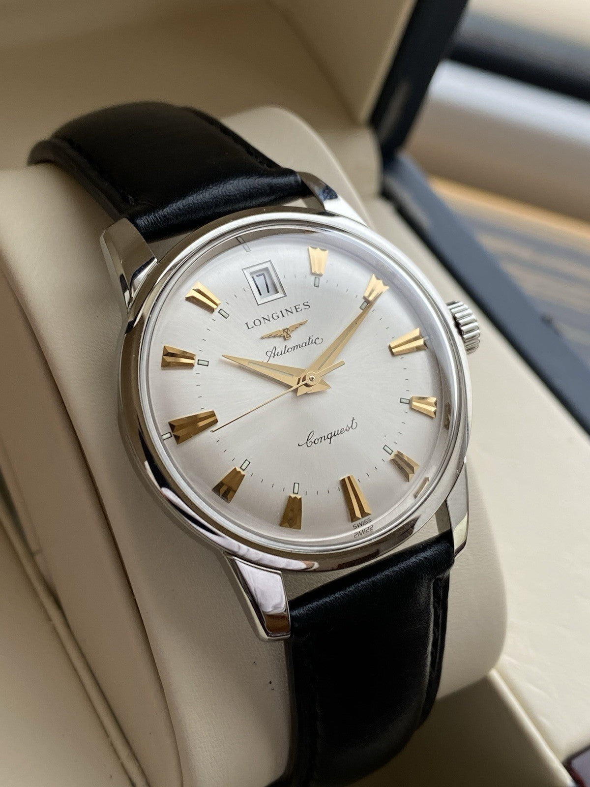 Longines Conquest Heritage Automatic 35mm Watch - Full Set - Crisp Condition
