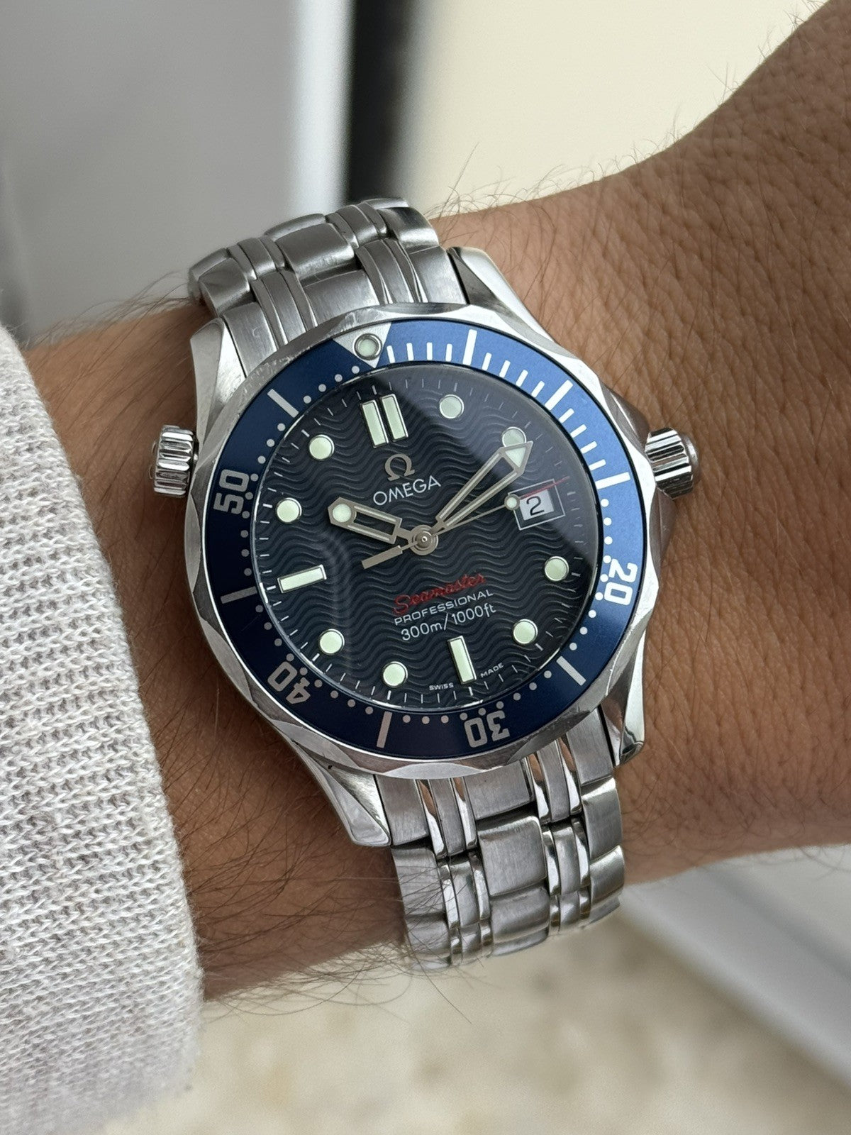 Omega Seamaster  James Bond 36mm Quartz Watch