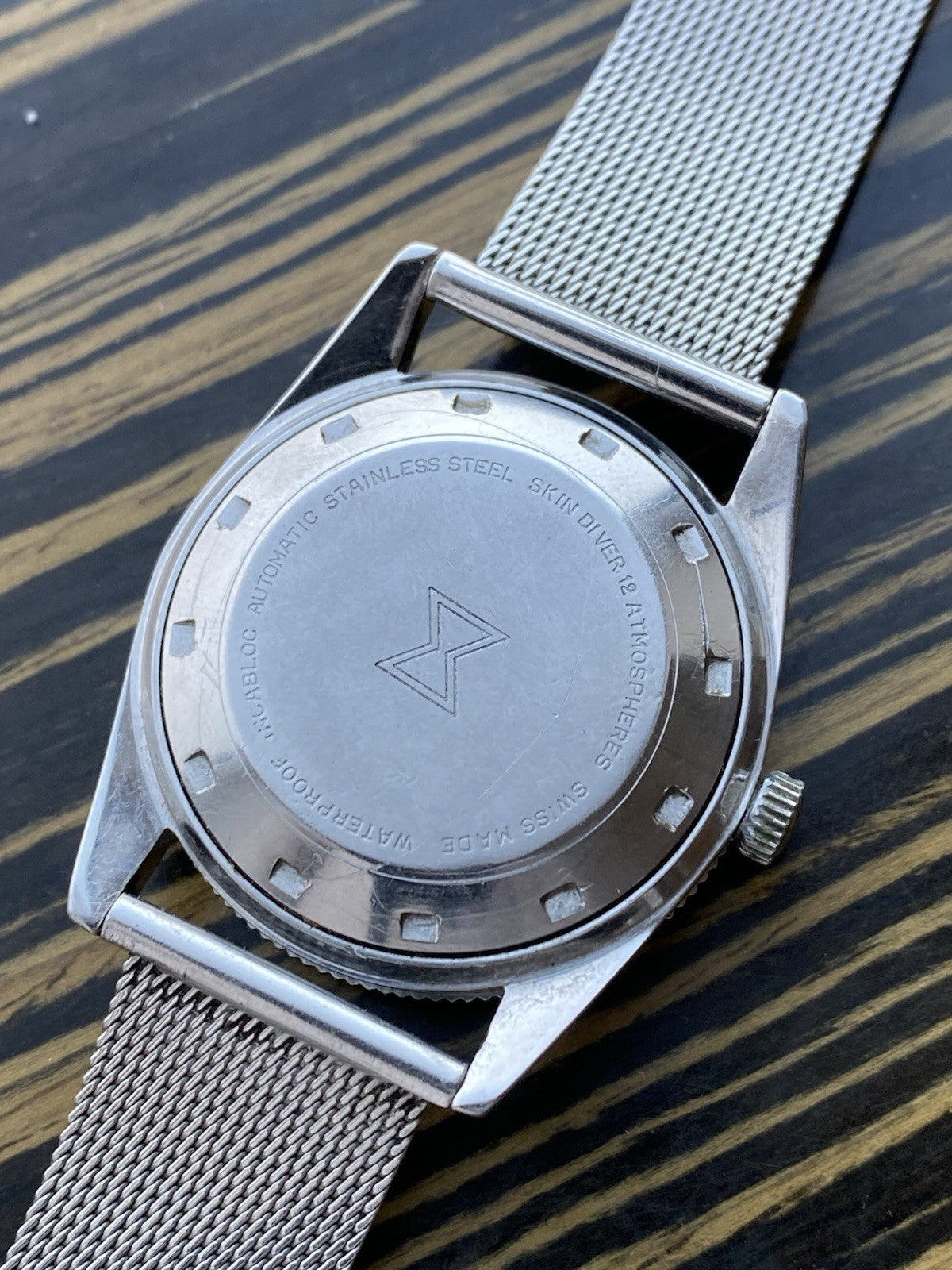 Veglia Swiss Automatic Vintage Diver Watch Pre Favre Leuba 35mm