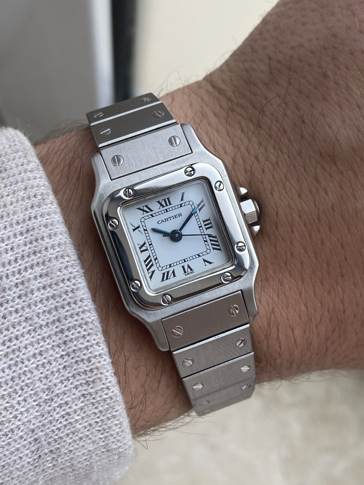 Vintage Cartier Santos Carrée 24mm Automatic Full Set
